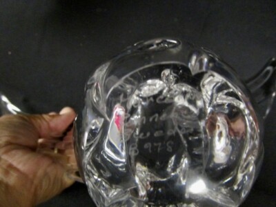 MARCOLIN ART CRYSTAL - LARGE - 24% LEAD CRYSTAL EAGLE - 15 INCH