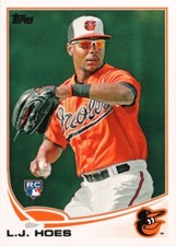2013 Topps Baseball #148 - L.J. Hoes RC - Baltimore Orioles  13-365
