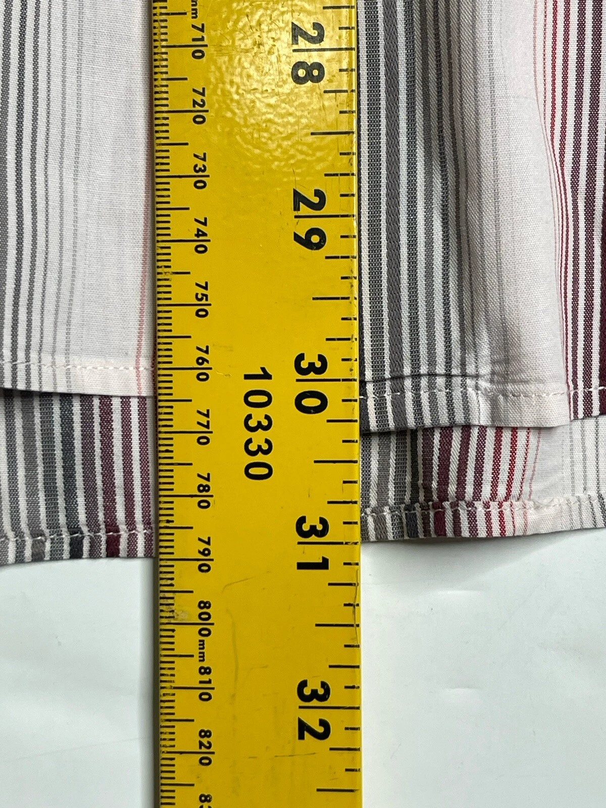 Camicia abito da uomo rosa Versace Collection multicolore a righe con bottoni taglia 16 5 42