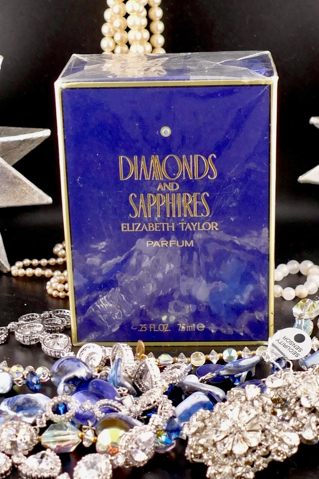 Diamonds and sapphires By Elizabeth Taylor .25 ML 1/4 oz Pure Parfum Sealed NIB - Изображение 4 из 4