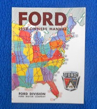 1952 Ford Passenger Car Owner's Manual