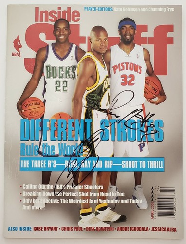 Ray Allen \u0026 Rip Hamilton Signed Inside 