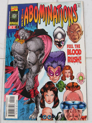 The Abominations #2 Jan. 1997 Marvel Comics