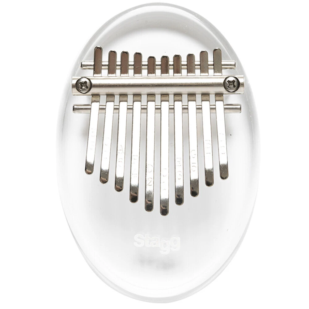 Stagg Kid Kalimba 10 Diatonic Keys Crystal Acrylic