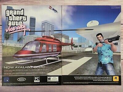 Big Poster Gamer GTA Vice City LO002 Tamanho 90x60 cm