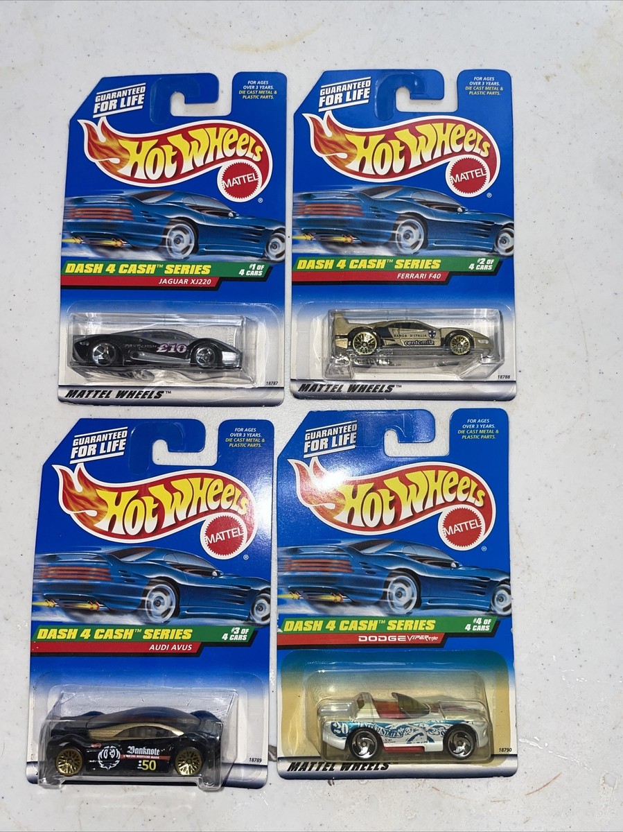 Hot Wheels 1998 Dash 4 Cash Series Complete 4 Car Set | eBay