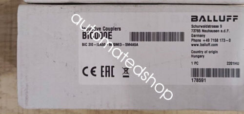 1PC BALLUFF BIC000E BIC 2I0-I2A50-M30MI3-SM4A5A inductive couplers DHL or FedEX - Afbeelding 1 van 1