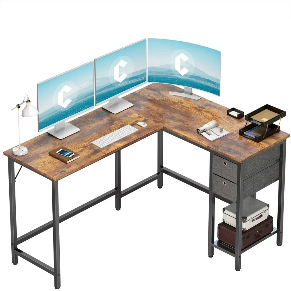 Thin l shaped desk deals