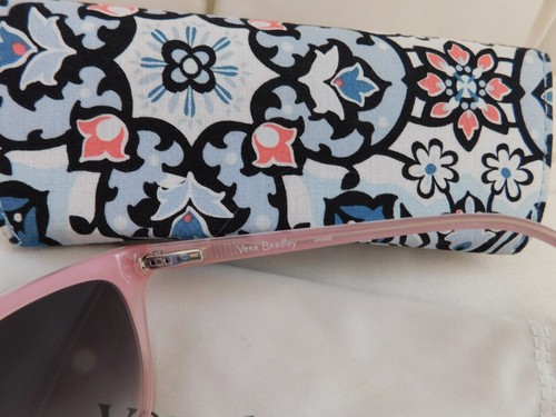 VERA BRADLEY Sunglasses Sharon Hope Blooms & Lisbon Medallion Case NWOT - Picture 6 of 11