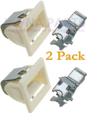 2 Pack Frigidaire Kenmore Electrolux Dryer Door Latch Kit 131658820 131658845