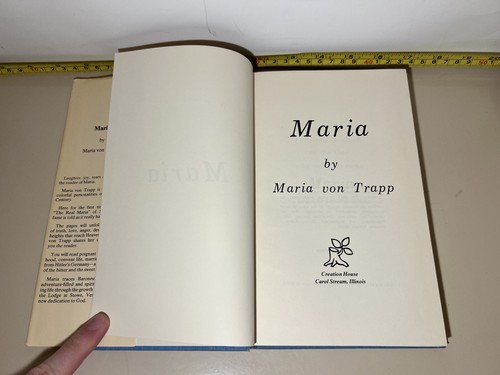 SIGNED COPY - MARIA: MY OWN STORY by Maria Von Trapp (1972) 1ST EDITION HC DJ - Picture 10 of 17