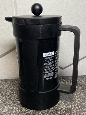 Starbucks 8 Cup French Press By BODUM Smoked Black Plastic Beaker, Locking Lid