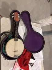 Early 1910s Gibson MB-1 Mandolin Banjo Serial 11156A-37 Original Case