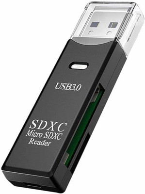 USB 3.0 2 in 1 Highspeed Memory Card Reader Adapter for Micro SD SDXC TF T-Flash