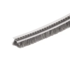 Brush Seal Weather Stripping 1/4"x1/4"x16.4ft Card Slot Elastic Door Brush Strip
