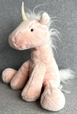 Animal Adventure UNICORN Pink with White and Silver Mane Sparkle Horn 2020 CLEAN