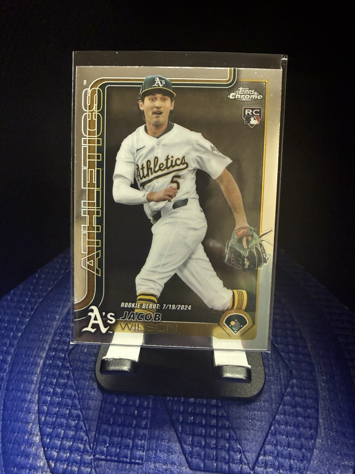 2025 Topps Chrome Update Jacob Wilson (RC) Refractor #USC150 - Athletics