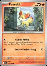 Fennekin 011/086 ME04 Chaos Rising C NM English Pokémon