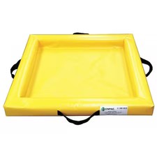 Enpac 5646-Ye Spill Containment Tray, 60 Gal Spill Capacity, 6 Drums, Industial