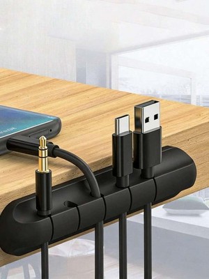 1pc Desktop Cable Management Organizer For Data Cables Back To School