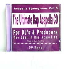 The Ultimate Rap Acapella CD - For DJ's  Prodcers - 99 Raps - 4DJ's Records
