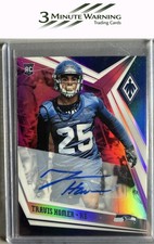 2019 Panini Phoenix #147 Travis Homer Rookie Autographs Pink #/35