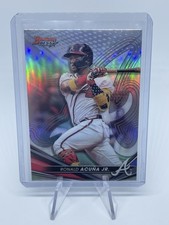 Ronald Acuna Jr 2022 Bowman's Best Refractor #34 Atlanta Braves