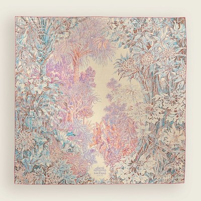 Hermes Shawl Scarf All'Orto Botanico di Palermo Stole