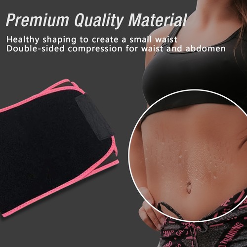 Männer & Frauen Taille Trimmer Gürtel Fett verbrennen Schweiß Body Shaper Gewichtsverlust Gürtel Fitnessstudio - Bild 11 von 13