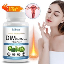 DIM Supplement 200 mg  Menopause Support, PMS Support  GMO-free