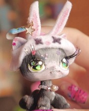Lps Custom Shorthair Cat Bunni Hat By Aquarius Lps Customs