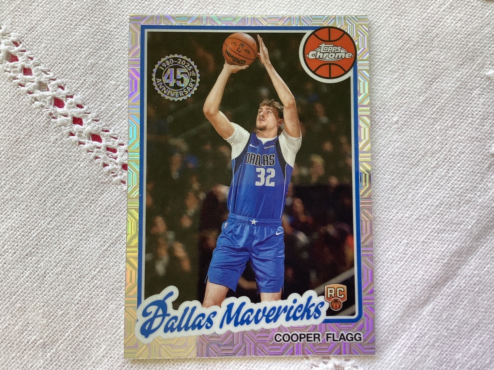 Cooper Flagg 2025 Topps Silver Pack #TC-CF 1980-81 Topps Chrome 