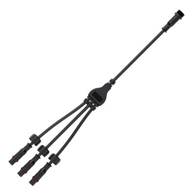 BTF-LIGHTING 2 Core 2 Pin Small Size IP65 Y Shape 2 PIN Size, 1 to 3 Y 