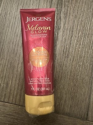 Jergen s  Melanin Glow ILLUMINATING Moisturizer With Bronze And Luminizers 7 Oz