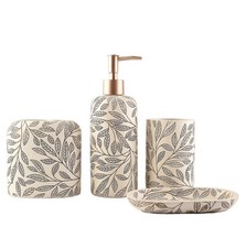 Bathroom Accessories Set,Toothbrush Holder,Farmhouse Bathroom Decor,4 Pcs Res...