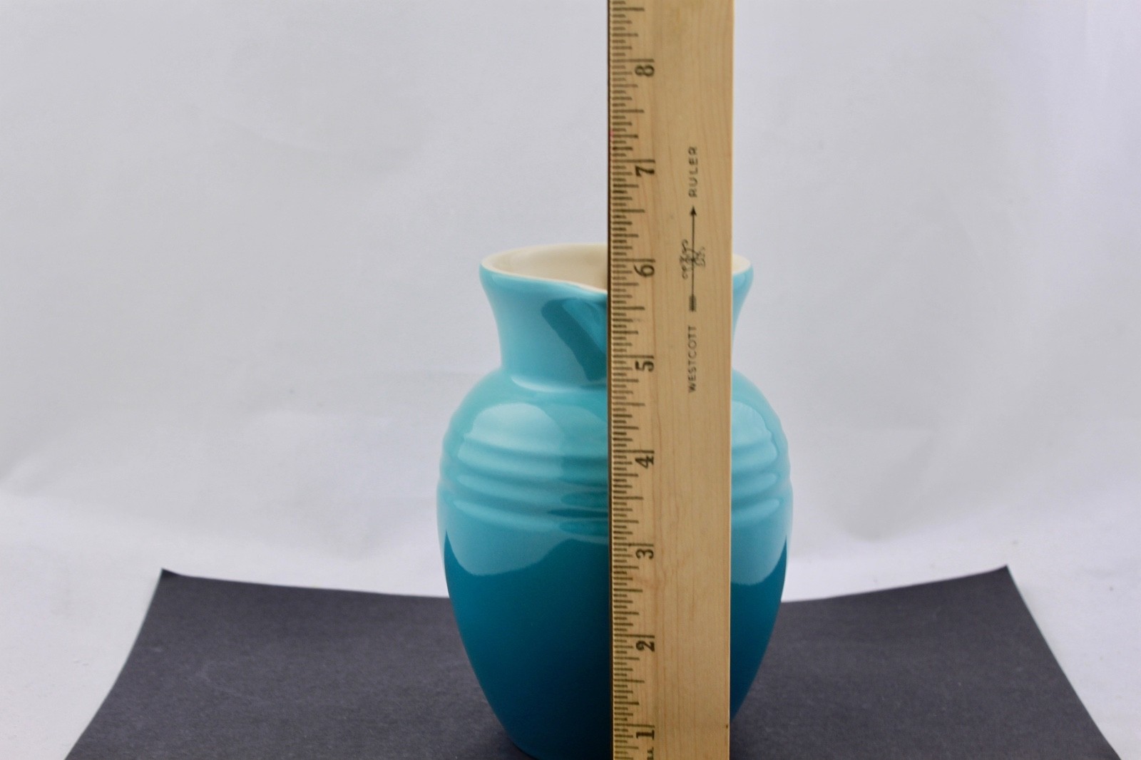 LE CREUSET CARIBBEAN SMALL PITCHER CREAMER 0.7L STONEWARE POTTERY - MINT