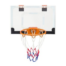 Mini Indoor Basketball Hoop Over The Door Wall Mount Backboard Rim Set Black