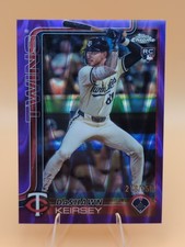 2025 Topps Chrome - DaShawn Keirsey Jr. #19 Purple RayWave Refractor /250 (RC)