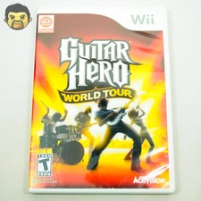 Guitar Hero Wii Game World Tour CIB Nintendo Wii Complete with Manual Tested