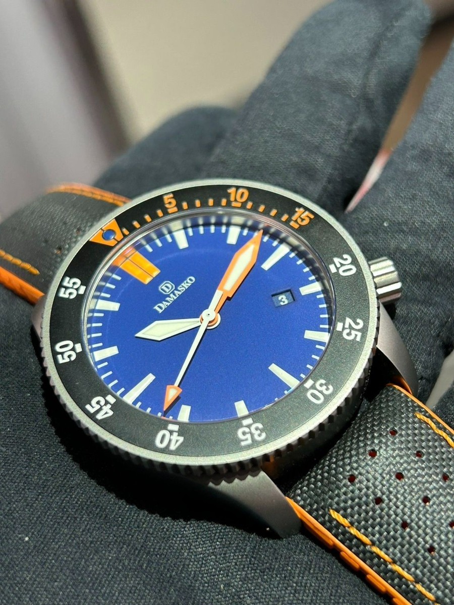 DAMASKO ダイバーズ　DBUS2 DAMASKO DSUB2 Diver 300M Submarine Steel Blue Dial Automatic Men's