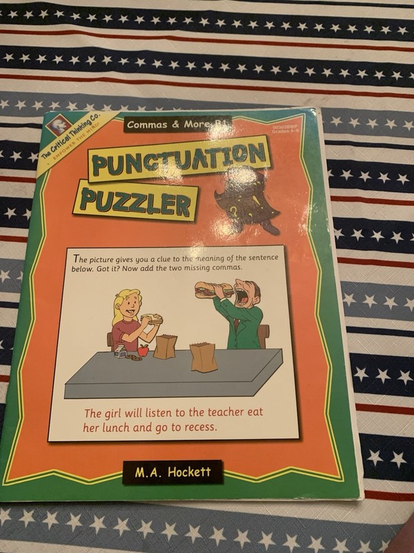 Punctuation Puzzlers Commas and More: Level C Book 1 ~ M. A. Hockett PB