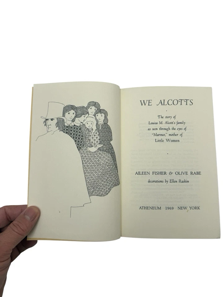 Aileen Fisher/We Alcotts The story of Louisa M. Alcott's family 1968 1st Ed F2 - Image 3 of 4