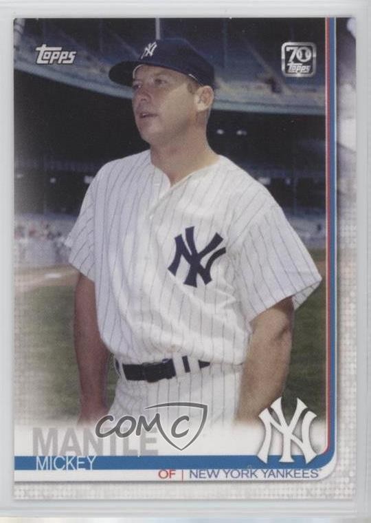 2021 Topps X Mickey Mantle Collection Mickey Mantle 2019 Topps #MM48 HOF 15z9