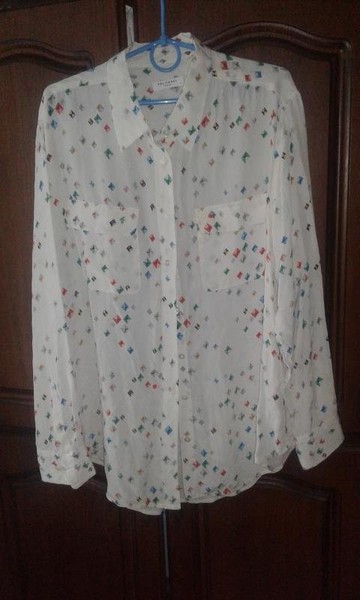 Women Equipment Shirt Multicolor Silk XL