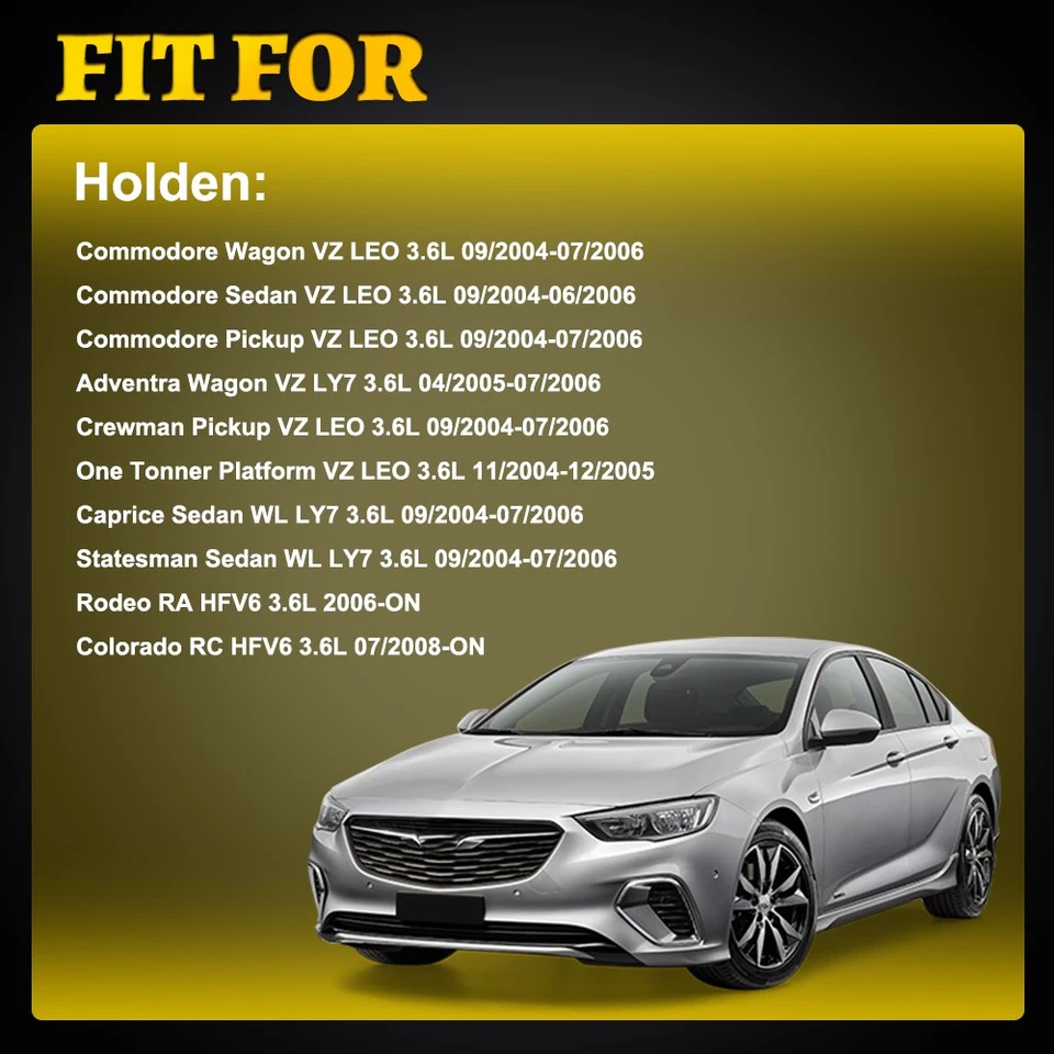 For Holden Adventra VZ 3.6L 6x Ignition Coil Spark Plug Set - image 2 of 4