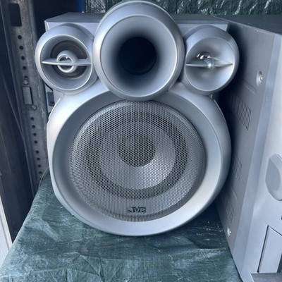 JVC Stereo Tuner 3 CD Dual Cassette Euro Plug MXKC4 Twin Speakers