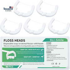 Ultraclean Access Flosser Refill Heads, Effective Plaque Removal for Proper Oral