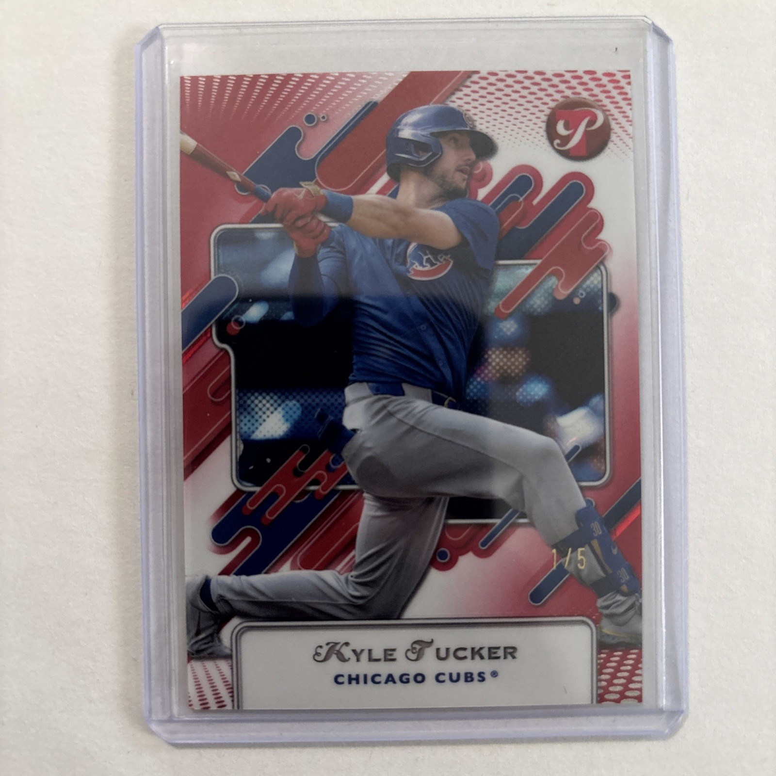 2025 Topps Pristine Kyle Tucker Red Refractor /5 #26 - Dodgers