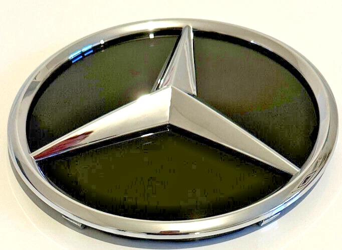 Mercedes-Benze parrilla plateada emblema estrella nuevos modelos 2018-23 W177 W205 W118 W257 Foto 2 de 4