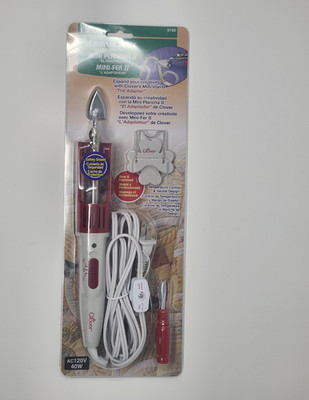 Clover Mini Iron II Adapter for Applique & Sewing AC 120V 40W MPN 9100
